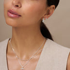 Chain Huggie Hoop Earrings