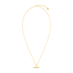 Chunky T-Bar Mid Length Necklace