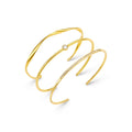 Fine Crystal Wave Wrist Stacking Set