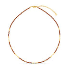 Fine Sunset Bead Pearl Necklace
