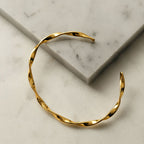 Ribbon Twist Bangle