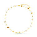 Warm Chip Bead Necklace