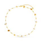 Warm Chip Bead Necklace
